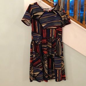 FINAL REDUCTION Lularoe Amelia Dress XL EUC